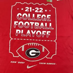 Nike Georgia Bulldogs Football 21’-22’ College Playoff Size Large NWT - Picture 1 of 8