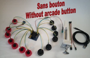 Virtual Pinball Pincab Kit USB : Plunger + Nudge + sans arcade Buttons / VPX FX3 - Photo 1/9