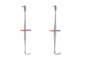 Set mit 2 Senn Retraktoren 6,3" doppelseitige scharfe stumpfe Zinken & massive Klinge - Bild 1 von 3