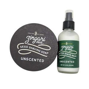 Unscented Shaving Soap (Sego) and Balm - by Zingari Man (Used) - Picture 1 of 2