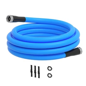 25FT Drinking Water Hose, No Kinking 5/8'' Premium Fresh Water Hose No Lead BPA - Foto 1 di 5