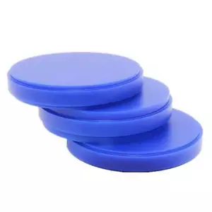 1 pieza Disco de cera dental bloque cad cámara disco de cera discos dentales OD98 mm color azul - Imagen 1 de 10