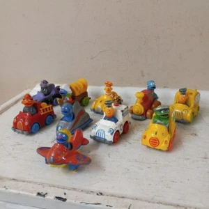 Vintage Diecast Sesame Street Muppets Playskool Vehicles 1980s Lot of 10 Used - Picture 1 of 17