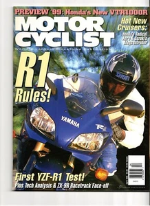 Motorradfahrer Magazin April 1998 Honda VTR1000R Yamaha R1 - Bild 1 von 1