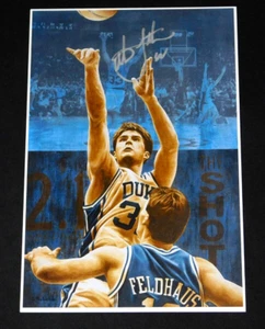 CHRISTIAN LAETTNER DUKE SIGNED 12X18 PHOTO BLUE DEVILS!!! - Picture 1 of 1