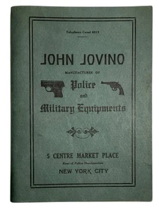 RARE Antique John Jovino Police, Firefighter & Military Equipments catalog§ - Picture 1 of 10