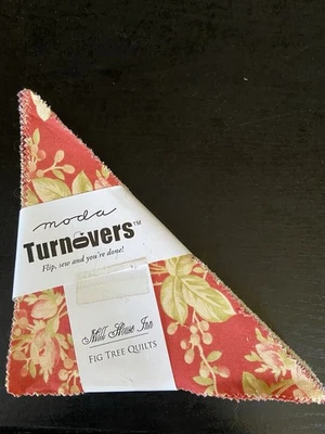 Mill House Inn by Fig Tree & Co Rare OOP Moda Turnovers. 80 Triangles - Image 1 of 3