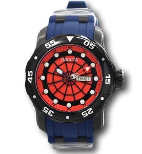 Reloj de cuarzo azul edición limitada Invicta Marvel Spiderman para hombre 48 mm 25699 - Imagen 1 de 13