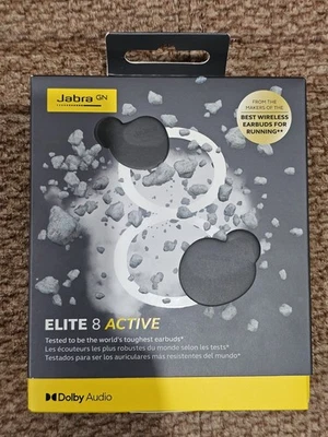 Jabra Elite 8 Active True Wireless Earbuds Black, New in BOX - Image 1 of 4
