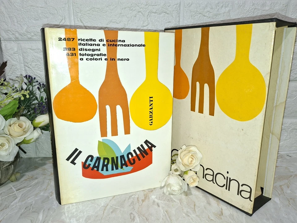 1977 IL CARNACINA GARZANTI LIBRO CUCINA 812 PAGINE  - Immagine 1 di 4