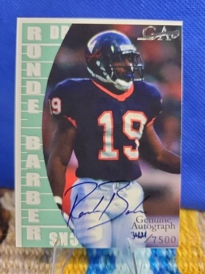 Artículo genuino 1997 #B1 Ronde Barber autógrafos genuinos en tarjeta autógrafo/7500 Foto 1 de 3