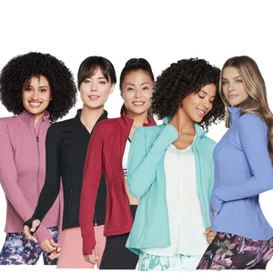 Skechers Ladies Full Zip Jacket Cardigan Sport Gym Stretch Running Training Yoga - Picture 1 of 17