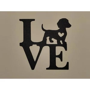 Dackel Liebe Wandbild - Bild 1 von 1
