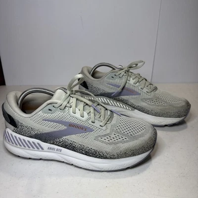 Brooks Ariel GTS 24 Zapatos Mujer 10.5 Ancho Mercurio Ébano Dulce Lavanda Cojín Foto 1 de 4