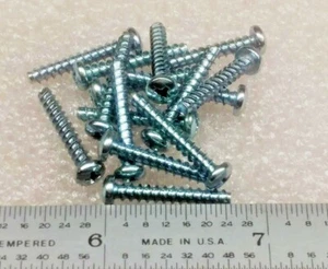 #4-24 X 3/4" CABEZA DE CHAPA DE METAL TORNILLO PHILLIPS ACERO ZINC - 100 piezas - Imagen 1 de 1