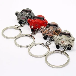 Car Keyring Chrome Pendant Brake System Brake Caliper Key - Bild 1 von 4