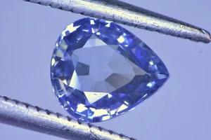 Saphir 1,01ct Certified Sapphire Unheated Sri Lanka FMG Gemstones - Picture 1 of 10