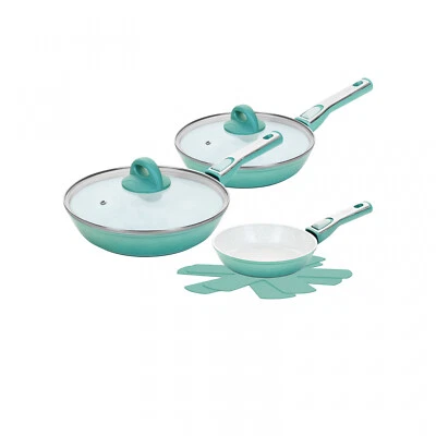 Genius Cerafit Revolution Pfannen Set 7-tlg. 20+24+28 CM, 2 Glasdeckel - Bild 1 von 4