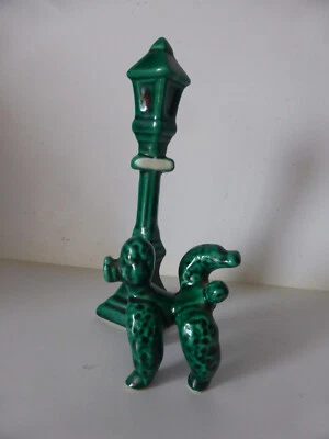 vallauris A. Ferlay caniche lampadaire 50's A. Ferlay poodle floor lamp street - Photo 1/4