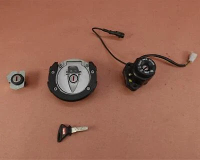 Juego de llaves de bloqueo de encendido Aprilia Caponord 1200 2015 13-17 tapa de gas Foto 1 de 4