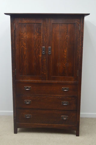 Stickley Mission Oak Wardrobe Chest of Drawers Cover