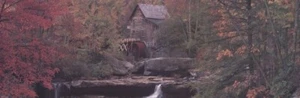 Póster GLADE CREEK ~ GRIT MILL SLIM 12x36 fotografía de viaje Virginia Occidental - Imagen 1 de 1