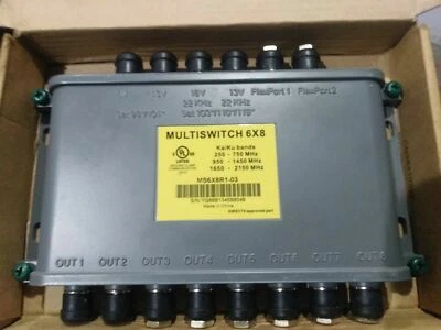 (NEW) DIRECTV Wideband 6X8 Multiswitch KA/KU MS6X8R1-03 DTV Satellite NIB SAT - Image 1 of 4
