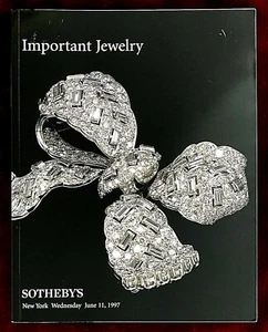 Sotheby's Important Jewels Catalog ~ New York June, 1997 ~ David Webb Buccellati - Imagen 1 de 12