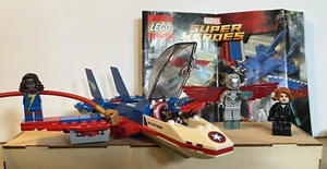 Lego Set 76076: Captain America Jet Pursuit 100% intact, in excellent condition. - Picture 1 of 5