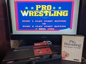 Pro Wrestling (Sega Master System, 1986) ohne Handbuch original getestet funktioniert - Bild 1 von 11