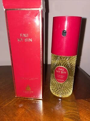 EAU MY SIN BY LANVIN PARIS EDT SPRAY 60ML/2OZ FÓRMULA ORIGINAL VINTAGE - Imagem 1 de 4