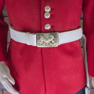 Household Cavalry (HCav) Waist Belt Buff No 11 - British Army - Slings Buckles - Picture 1 of 1
