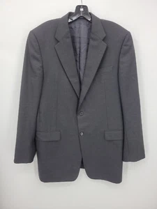 Hickey Freeman 42L Sport Coat Loro Piana Tasmanian 130s Wool Gray Blazer Jacket - Picture 1 of 10
