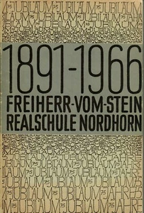 1891-1966 Freiherr-vom-Stein Realschule Nordhorn, festival 75 años aniversario - Imagen 1 de 1