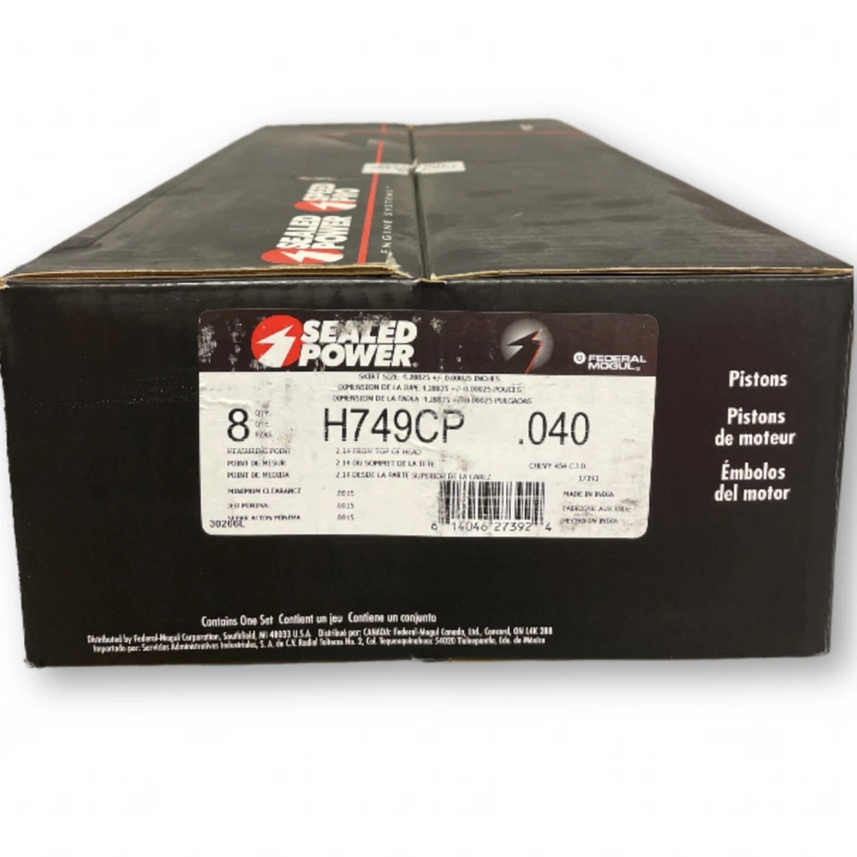 NEW Sealed Power Engine Piston Set Sealed Power H749CP40 8-PIECE SET CHEVY 454 - Image 1 of 4