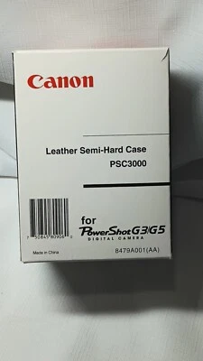 Funda de cuero semidura Canon PSC 3000 - para Power Shot (G3/G5) Foto 1 de 4