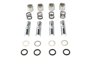 Upper Pushrod Cover Kit Chrome for Harley Sportster 1986-1990 XL - Picture 1 of 4