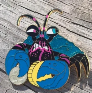 Rare Disney Moana Tamatoa Glitter And Glow In The Dark Fantasy Pin - Picture 1 of 3