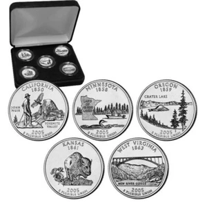 2005 Uncirculated State Quarter Sets - Picture 1 of 1