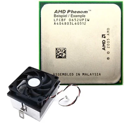 AMD Phenom X4 9500 HD9500WCJ4BGD CPU Processor Socket AM2 +95W Tdp - Image 1 of 4