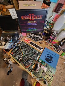 MORTAL KOMBAT 2  PCB JAMMA ARCADE BOARD SET REVISION 9.1 WORKING!!!! MIDWAY 