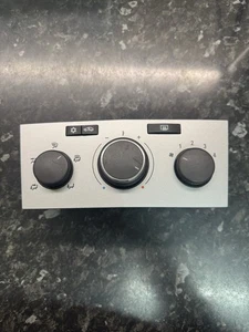 VAUXHALL ZAFIRA B ASTRA H 2005-14 SILVER HEATER CONTROL PANEL 13269410 OJL03 - Picture 1 of 6