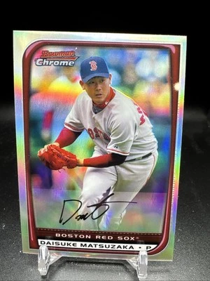 Bowman Chrome Refractors #5 2008 Daisuke Matsuzaka Foto 1 de 2