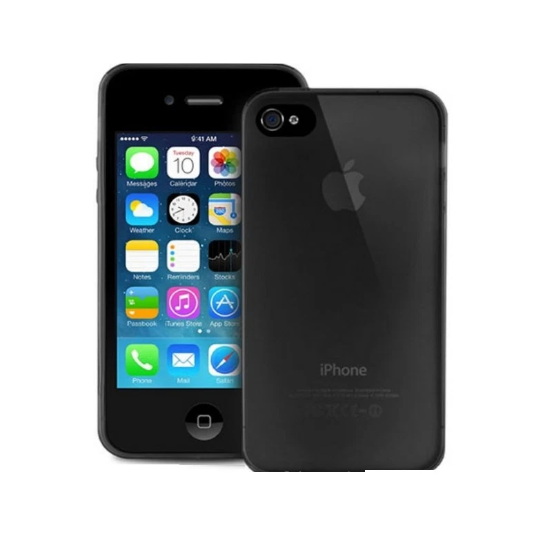 PURO ULTRA SLIM CUSTODIA PER IPHONE 5/5S COLORE TRASPARENTE,NERO - Immagine 1 di 1