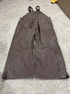 Babero de algodón marrón pato lavado sin forro Heartland Berne para hombre talla 46 X 30 - Imagen 1 de 12