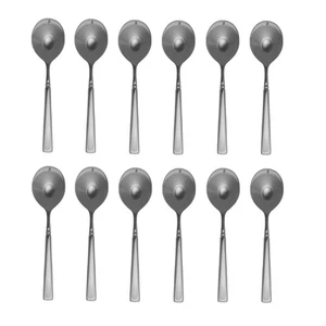 Oneida Easton 18/10 Stainless Steel Round Bowl Soup Spoon (Set of Twelve) - Picture 1 of 5