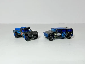 Matchbox Jurassic World Diecast Car Lot Baja Bullet & Hummer H2 SUV Concept 2015 - Picture 1 of 8