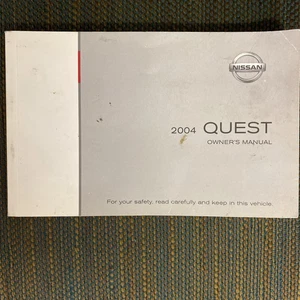 2004 Nissan Quest Owners Manual. FREE SHIPPING - Bild 1 von 1