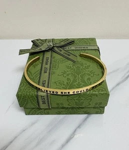 Bracciale Ispirazione Tono Oro "Credeva di Poter Così Fac" - Foto 1 di 4
