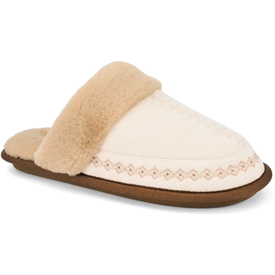 COBIAN Women's Colima Mule Cream Slippers (COL21-110) - Image 1 of 4